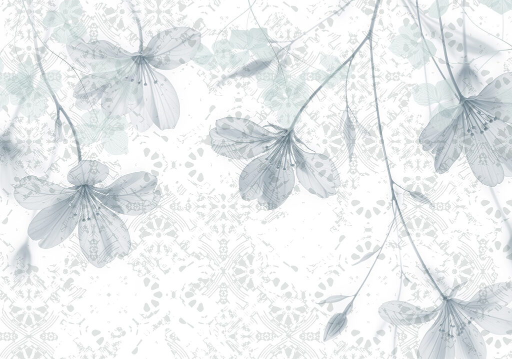 Delicate blooms on a soft background