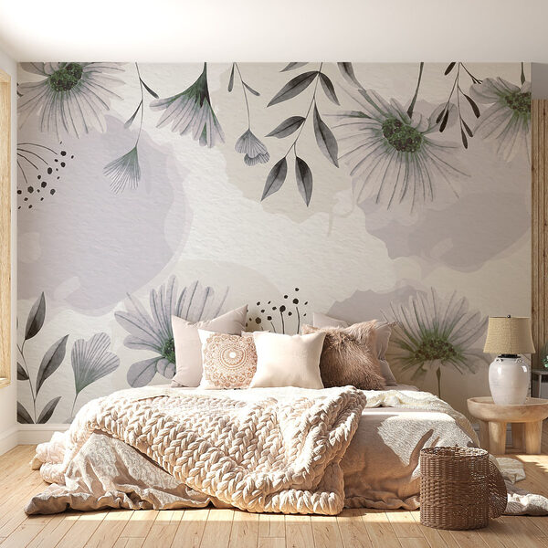 Finom virágos akvarell mintás design Finom virágos akvarell mintás design