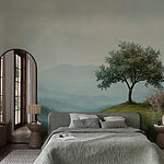 Fotótapéta Fa a dombon