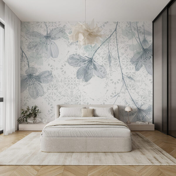 Delicate blooms on a soft background