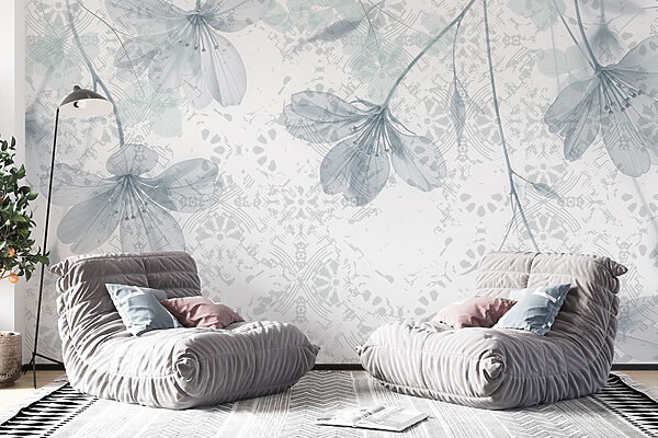 Delicate blooms on a soft background