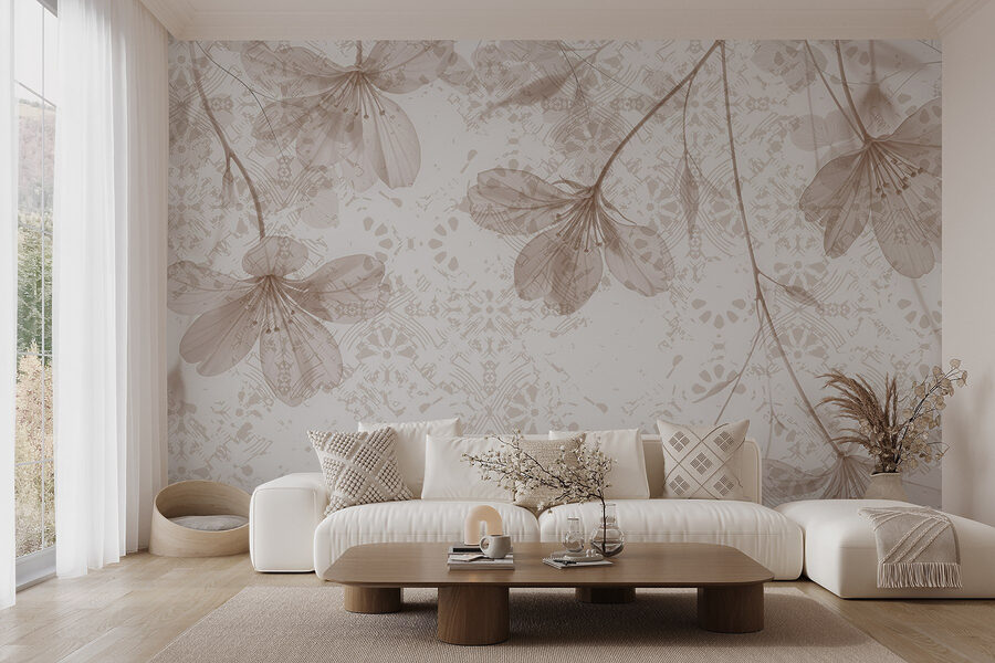 Delicate flowers in soft hues Delicate flowers in soft hues