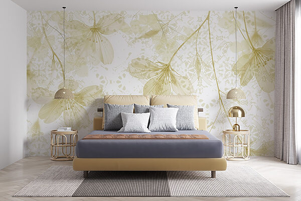 Delicate blooms in soft pastels