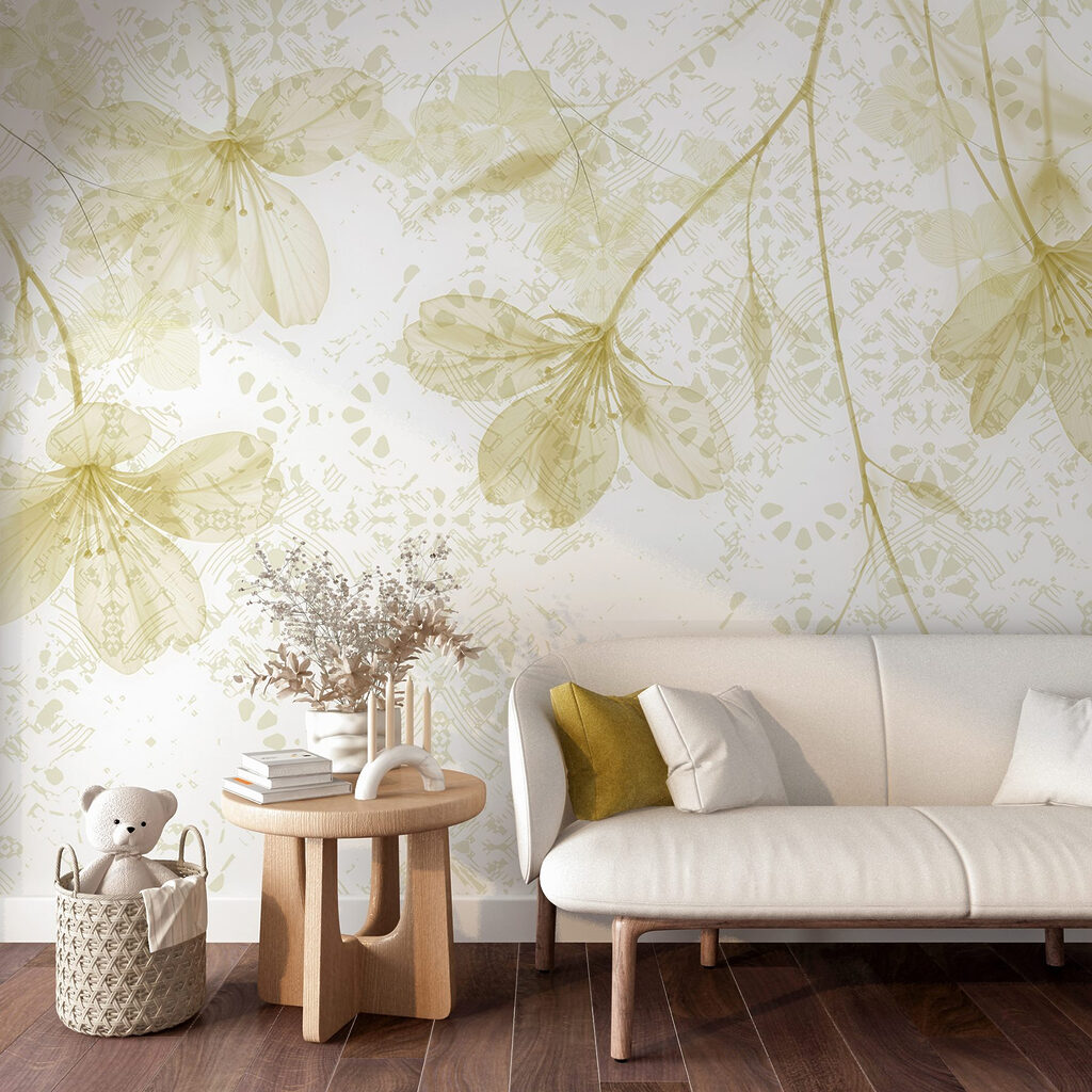 Delicate blooms in soft pastels
