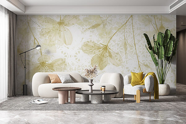 Delicate blooms in soft pastels