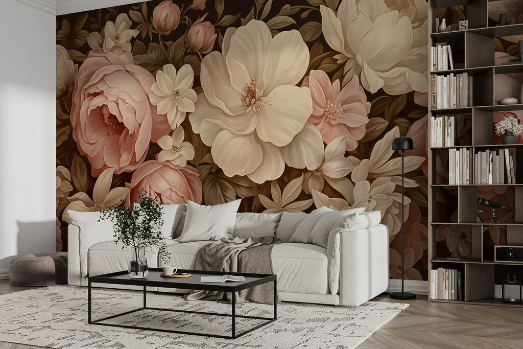 Lush blooms in soft pastel hues