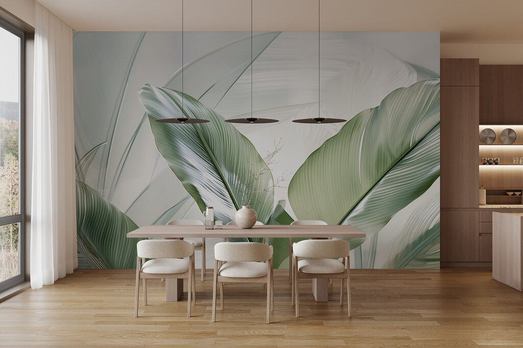 Natural green leaves in soft light Natural green leaves in soft light