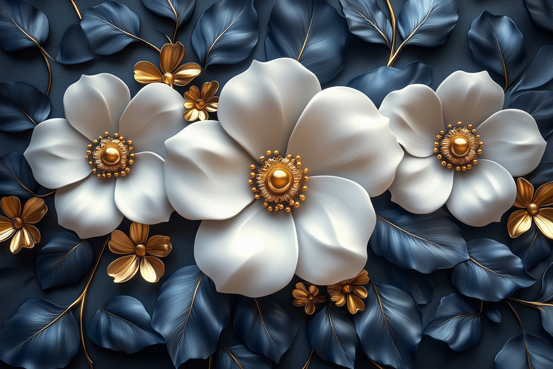 Elegant floral arrangement on textured background