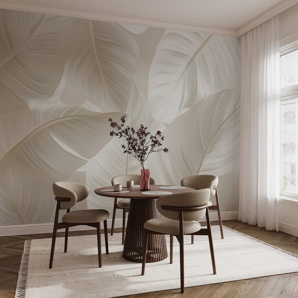 Delicate leaves in soft hues Delicate leaves in soft hues