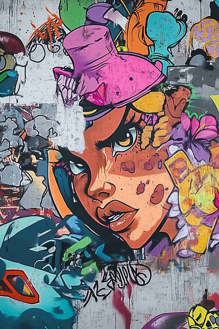 Graffiti a falon