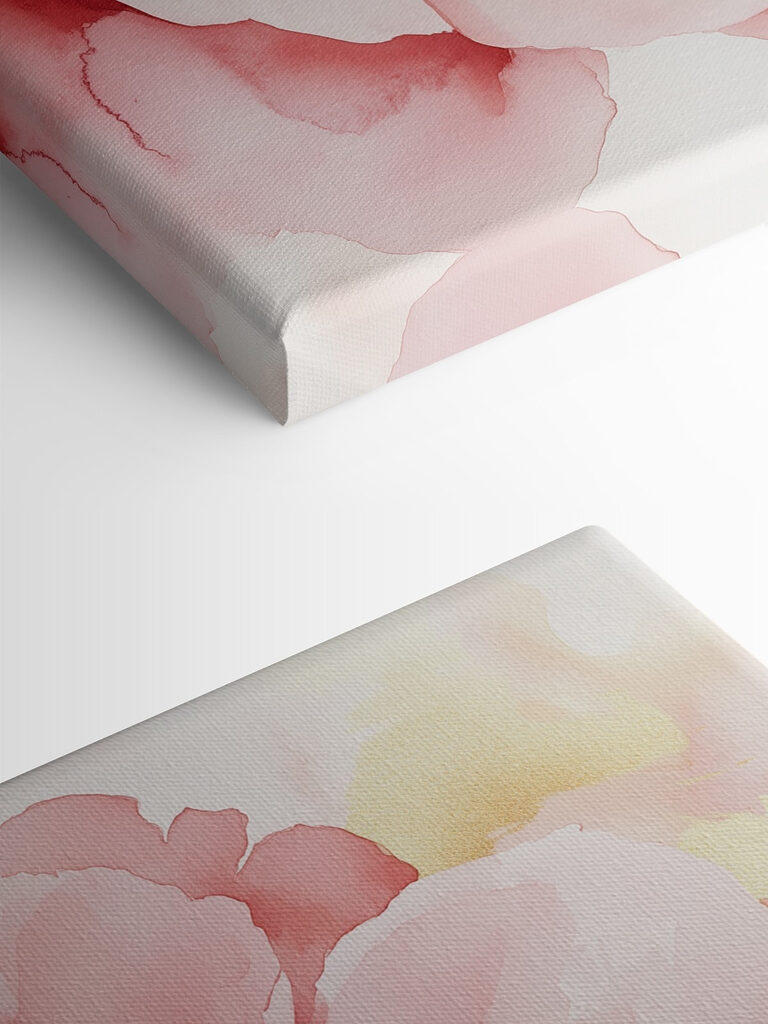 Delicate petals in soft hues