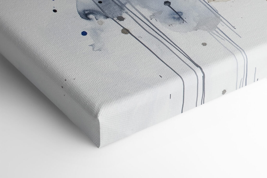 Painting of flowers on a white background