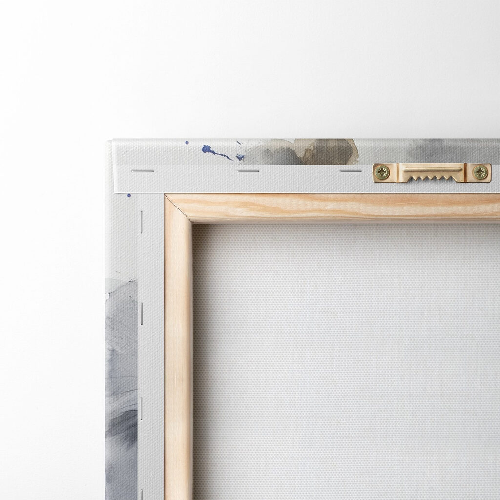 Painting of flowers on a white background