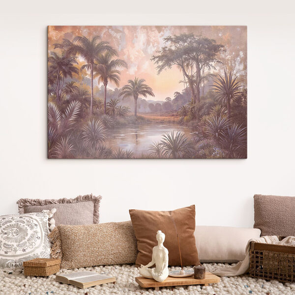 Vászonképek Vászonképek Fákkal és növényekkel teli folyó (Cikkszám: s42219)