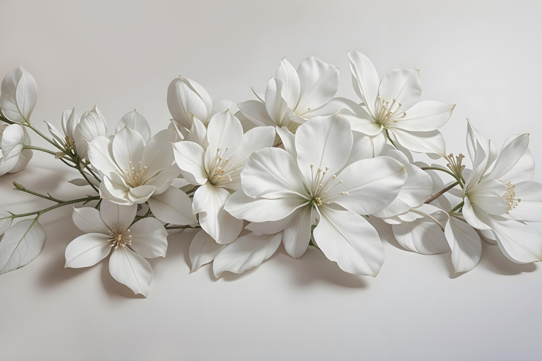 Group of white flowers