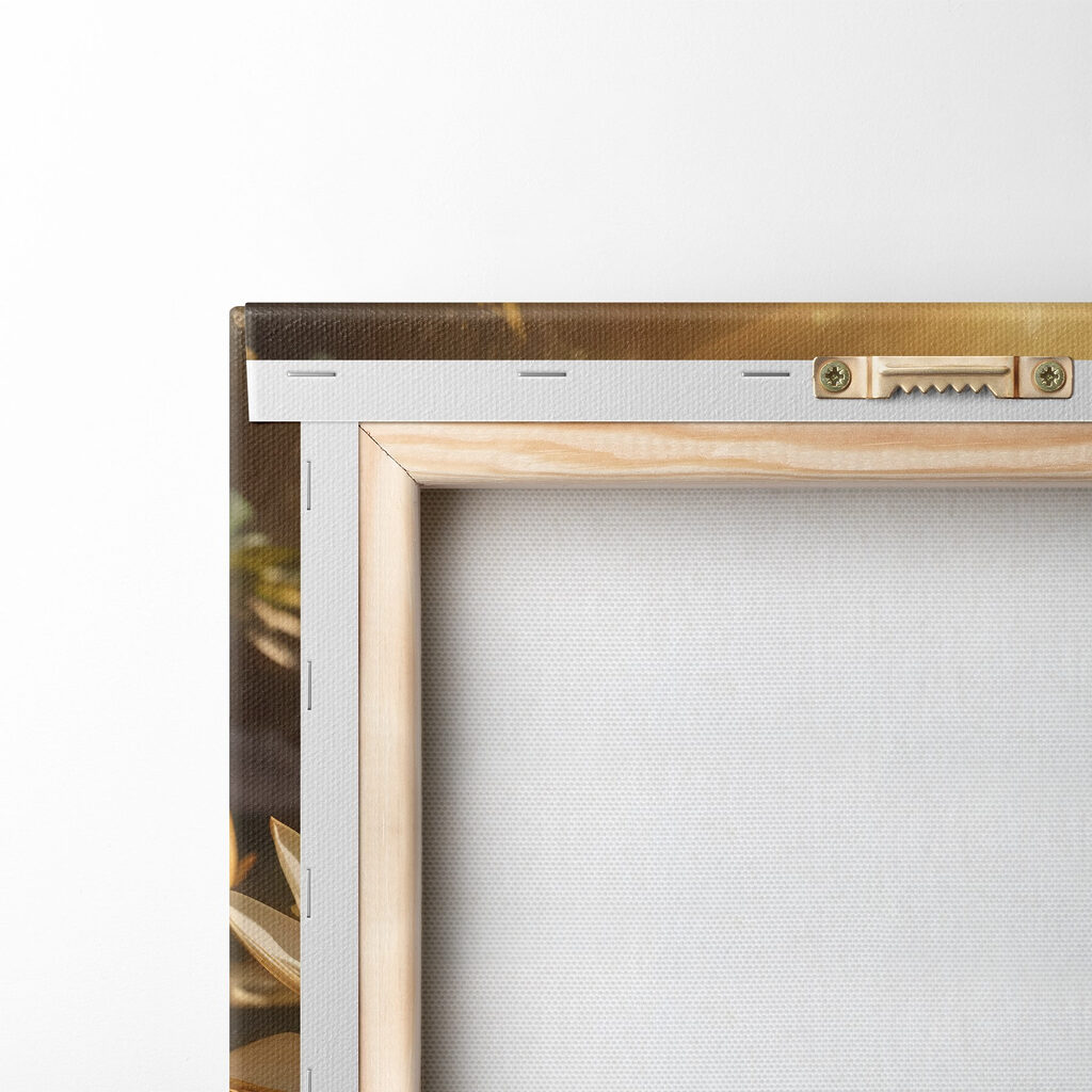 Group of white flowers in a pond