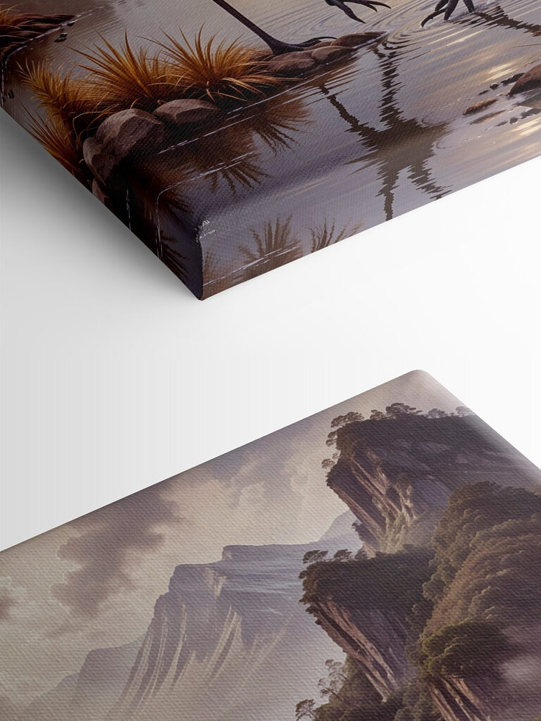 Two birds standing in a river Two birds standing in a river