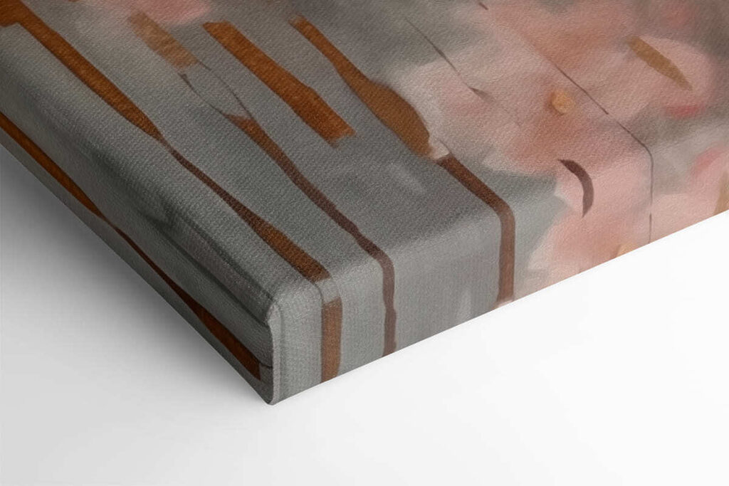 Painting of a woman with flowers in her hair Painting of a woman with flowers in her hair