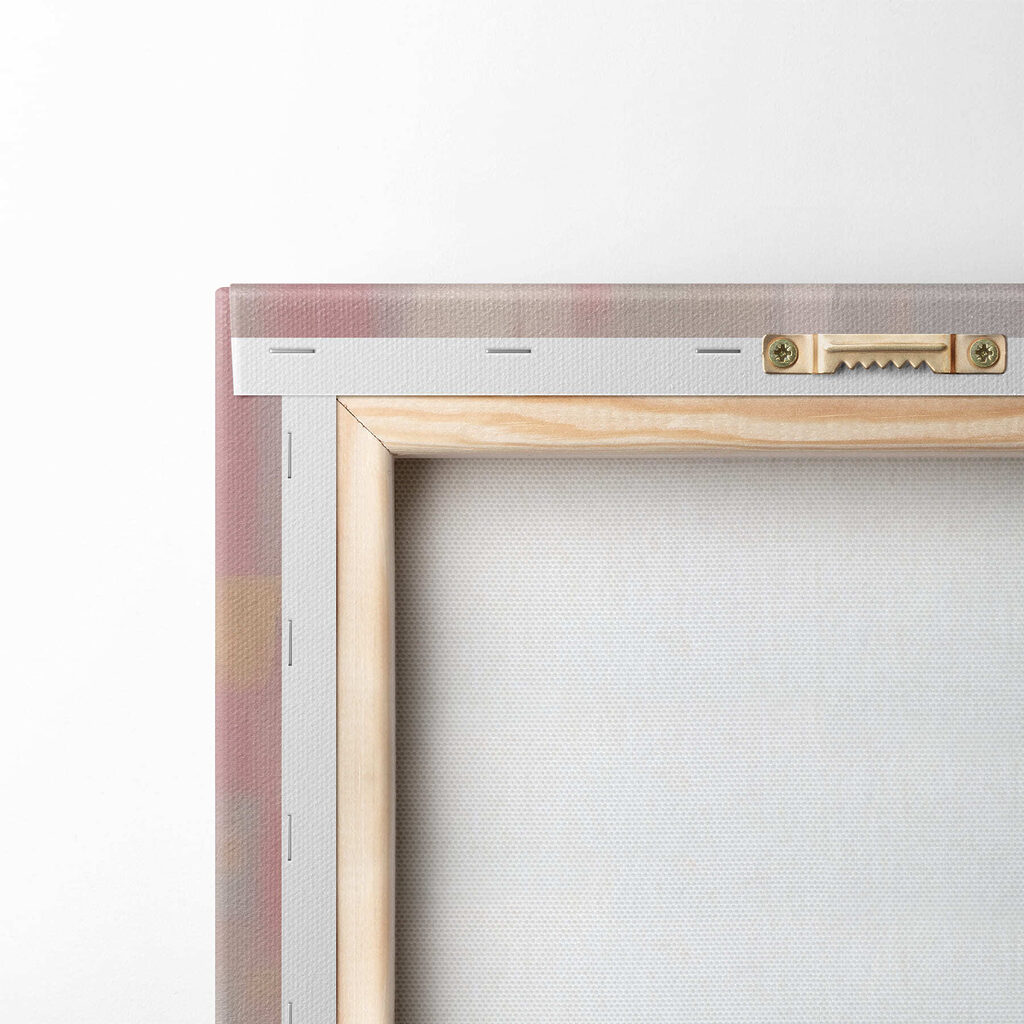 Painting of pink flowers