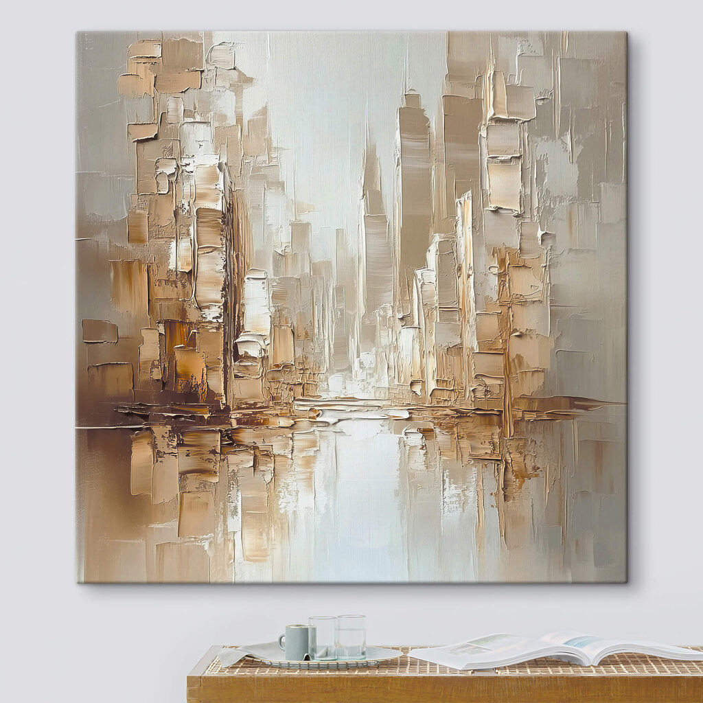 Painting of a city