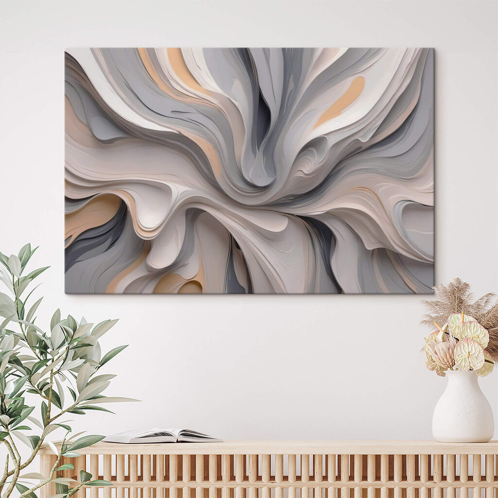 Fluid patterns in soft neutral tones Fluid patterns in soft neutral tones