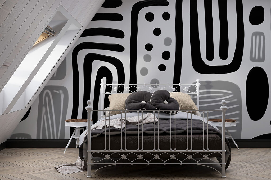 Black and white pattern Black and white pattern