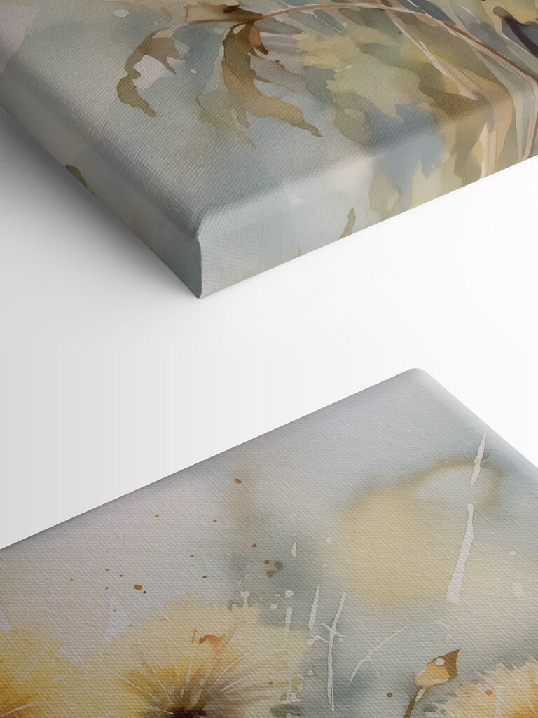 Watercolor of flowers