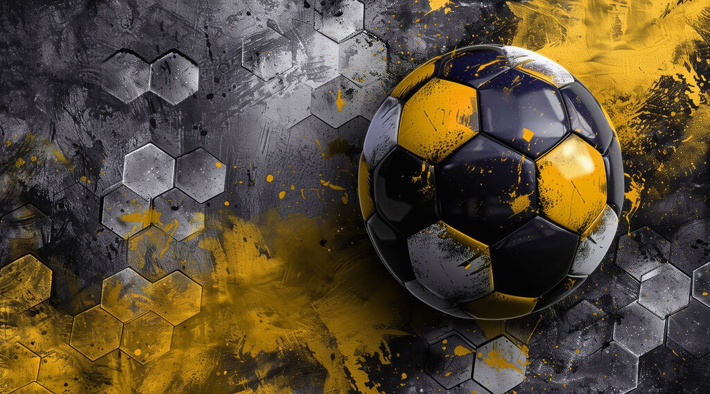 Futball labda a falon Futball labda a falon
