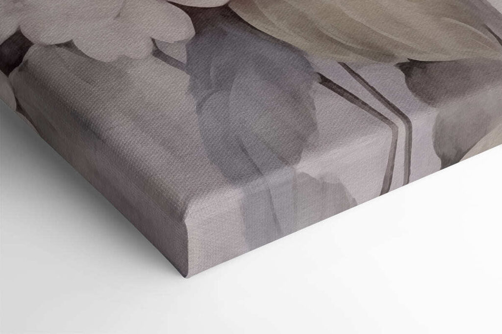 Painting of pink flowers