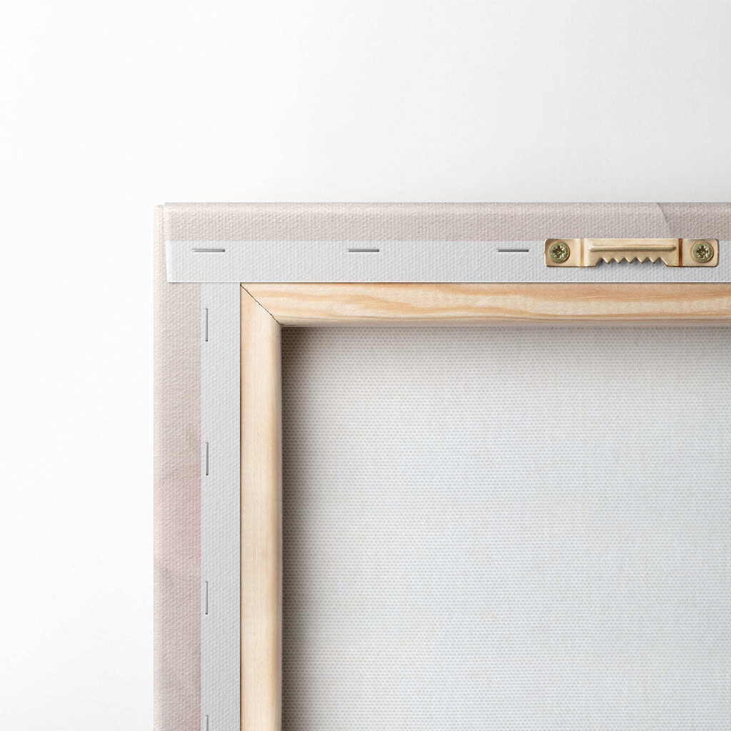 Painting of pink flowers