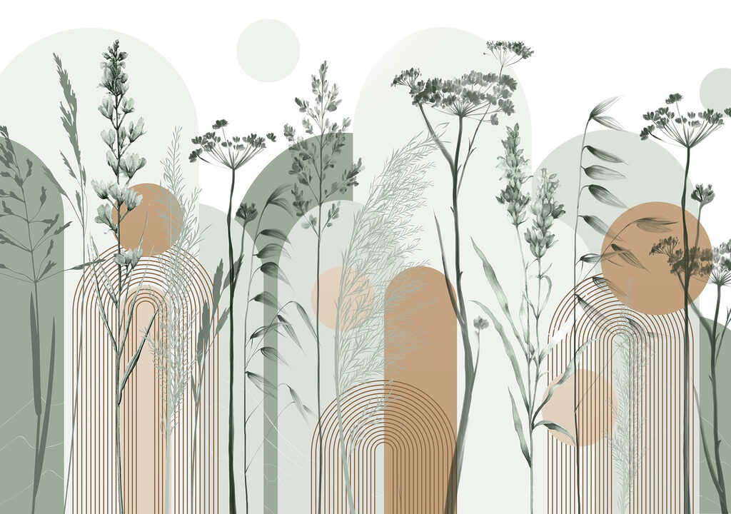 Derűs természet ihlette absztrakt design Derűs természet ihlette absztrakt design