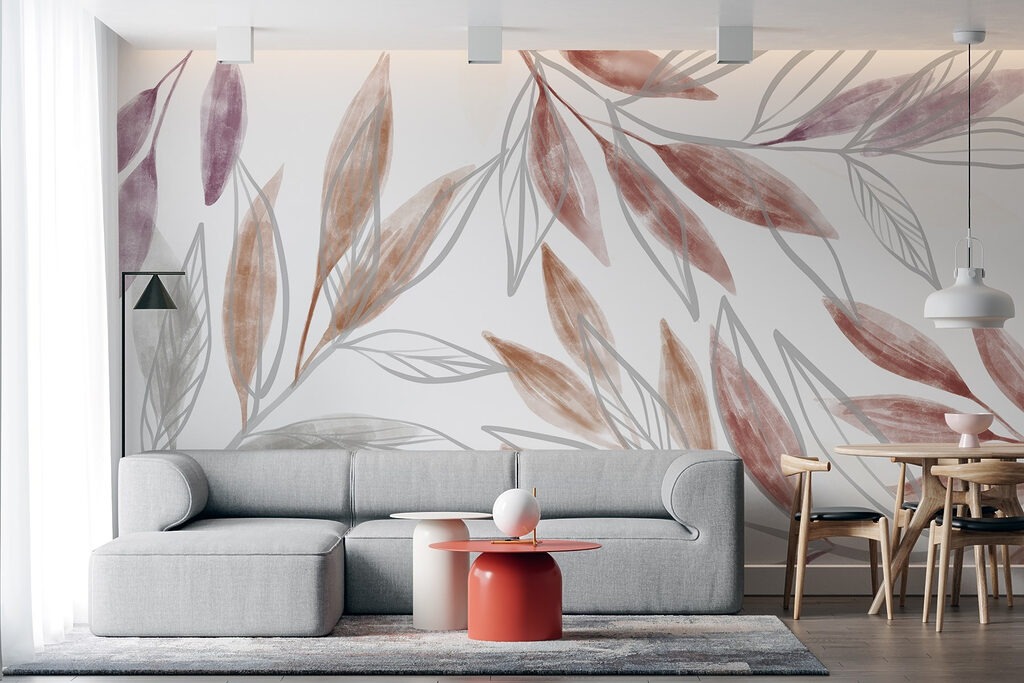 Soft hues of nature intertwine gracefully