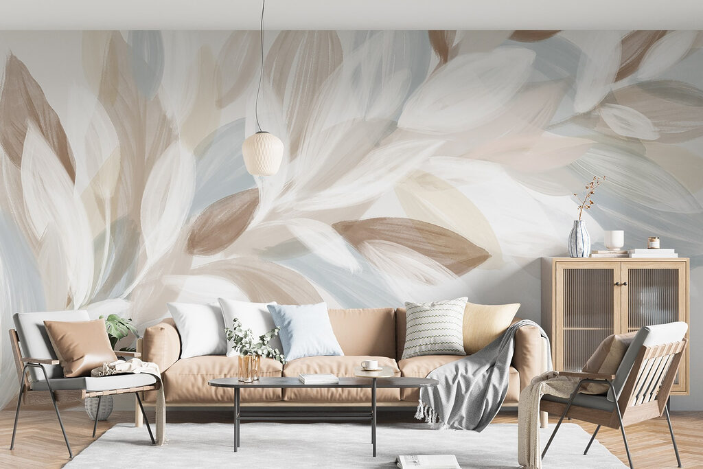 Soft tones and gentle brush strokes