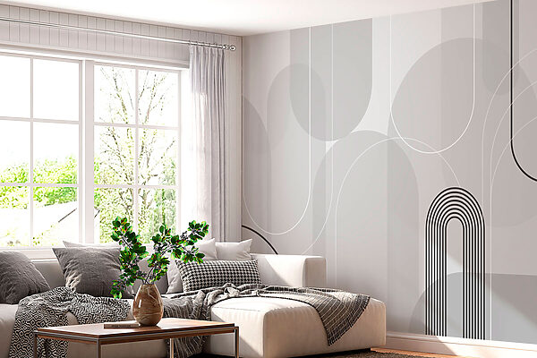 Grey and black design