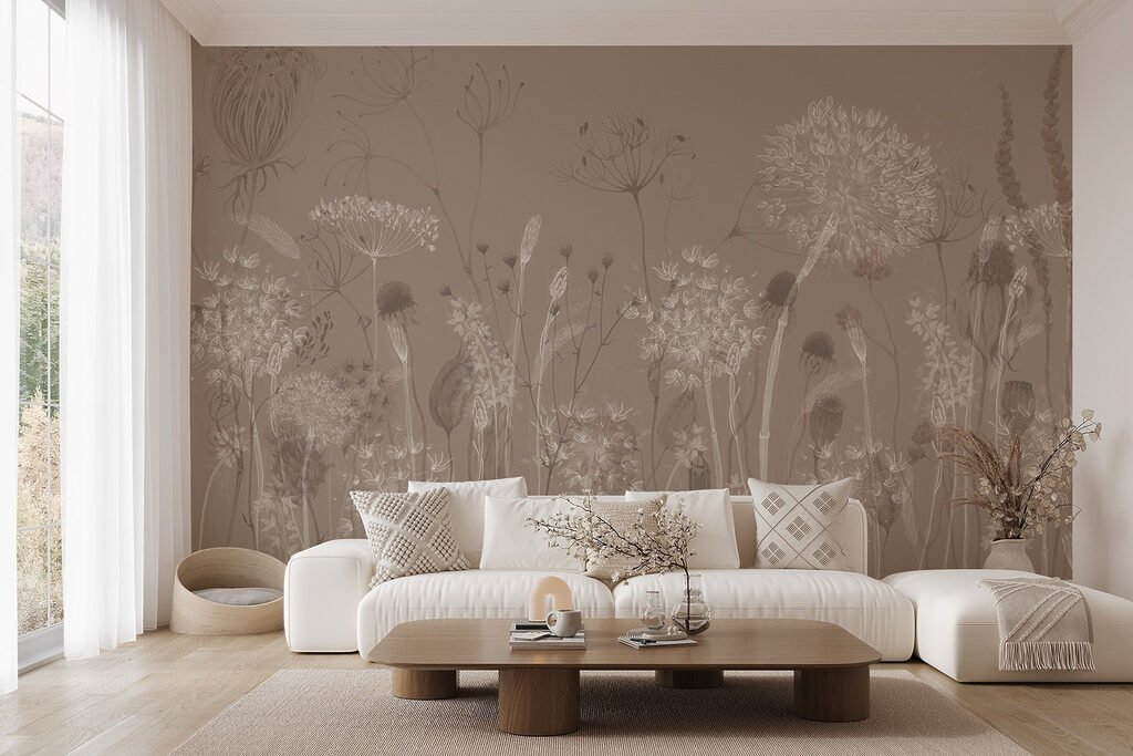 Delicate flora in soft hues