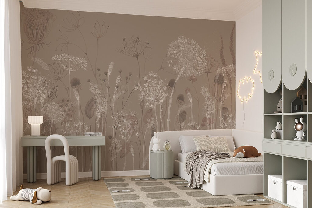 Delicate flora in soft hues