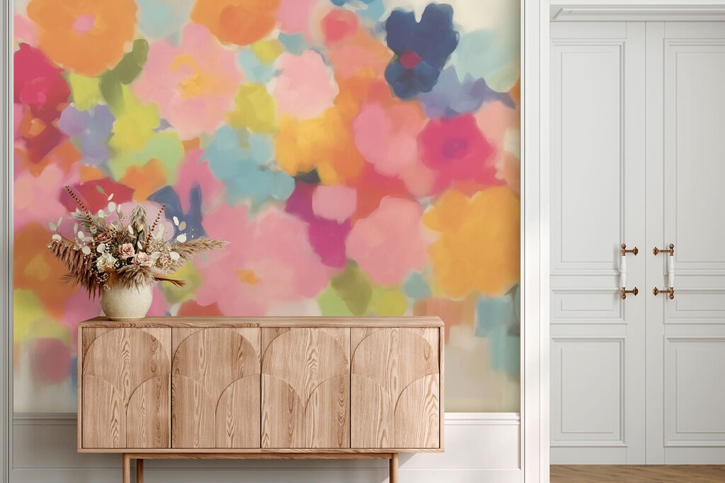 Group of colorful flowers Group of colorful flowers