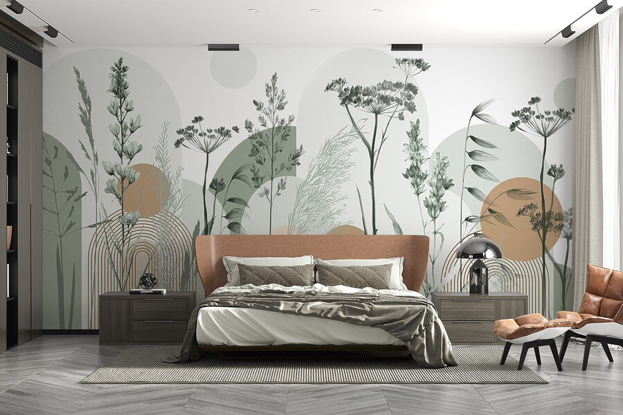Derűs természet ihlette absztrakt design