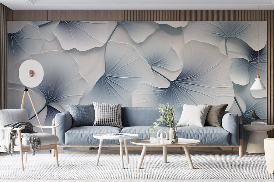 Ginkgo levelek finom rétegei