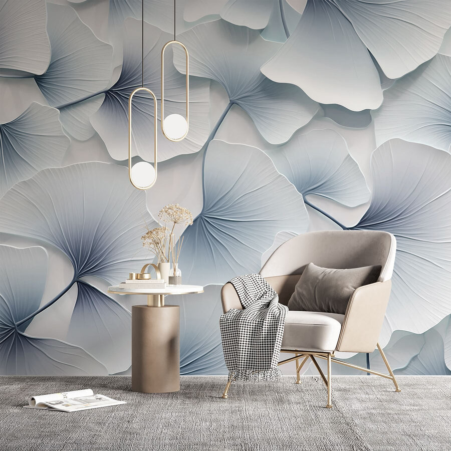 Ginkgo levelek finom rétegei