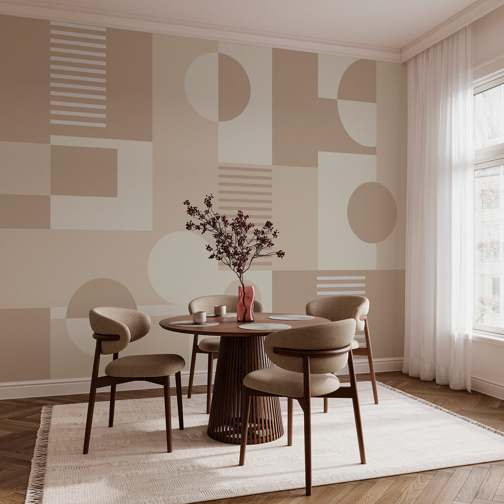 Pattern of geometric shapes
