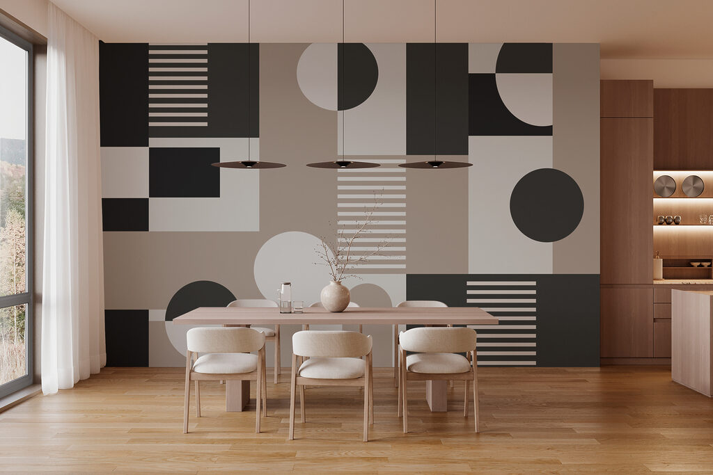 Pattern of geometric shapes