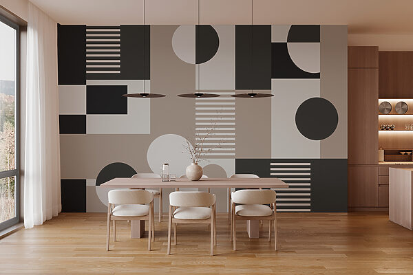 Pattern of geometric shapes