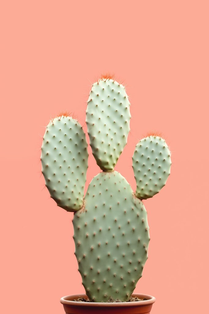Cactus with red spikes Cactus with red spikes