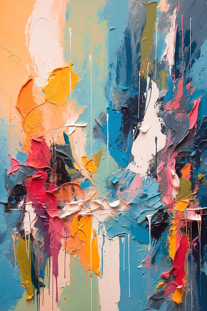 Painting of different colors