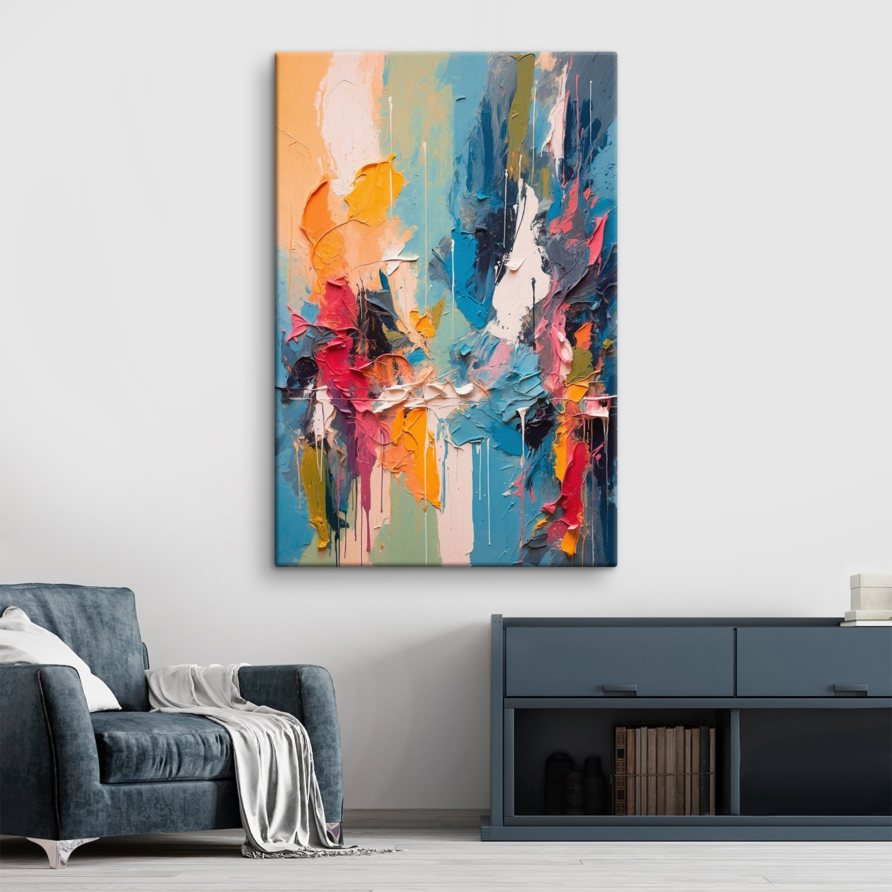 Painting of different colors