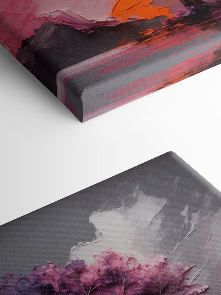 Painting of a tree with different colors Painting of a tree with different colors