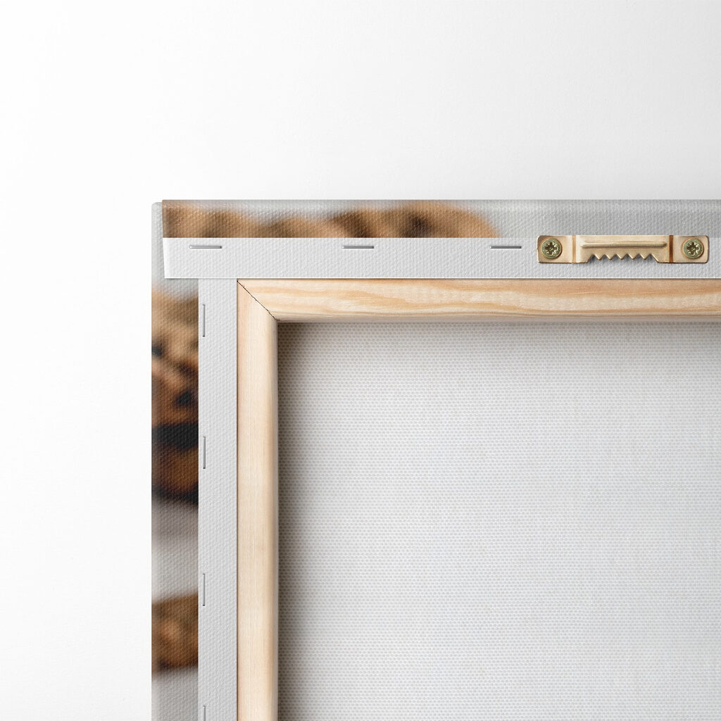 Cup of cookies with powdered sugar