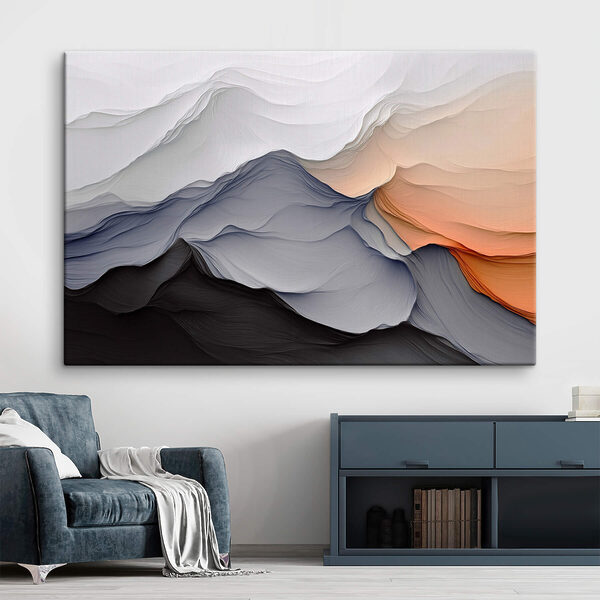 White and black mountains White and black mountains