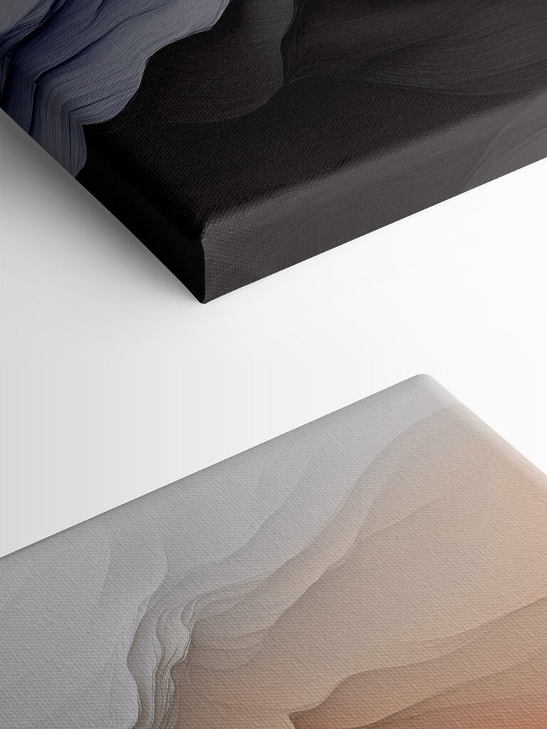 White and black mountains White and black mountains